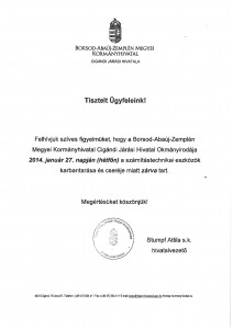 2014_01_27_cigánd_okmányiroda zárva