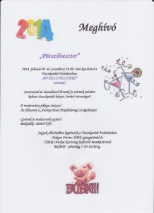 Pótszilveszter, Tiszakarád, 2014.02.01.