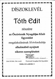 Vadnai szereplés