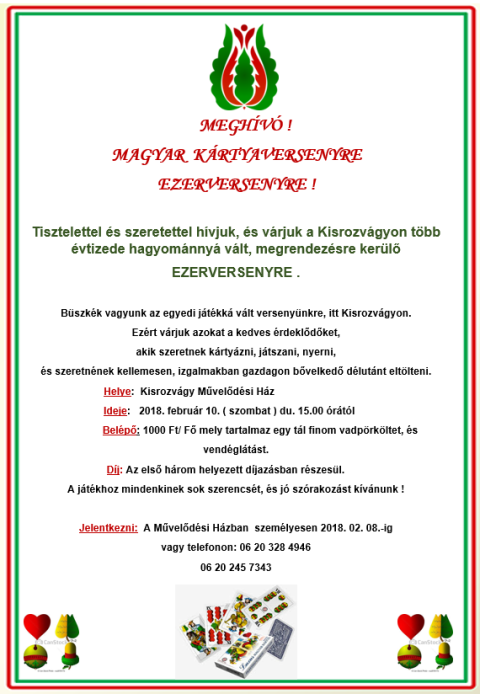 Ezerverseny plakát