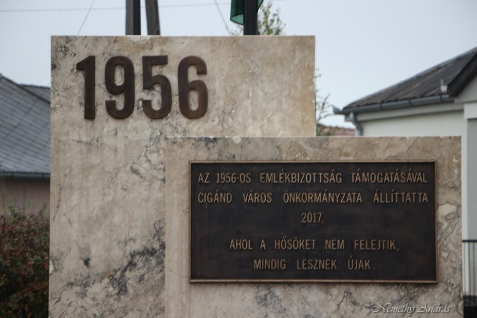„Bátorság, reménység, szabadság” - Az 1956-os forradalom és szabadságharc eseményeire emlékeztek Cigándon