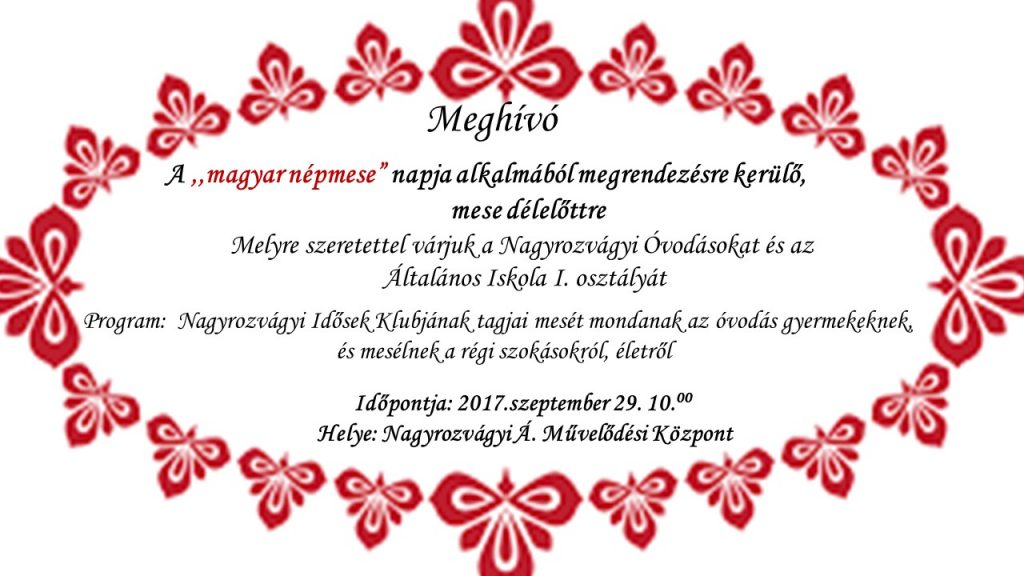 Mese délelőtt Nagyrozvágyon