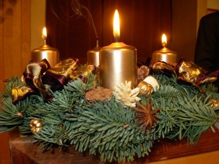 Adventi gyertyagyújtás Pácinban