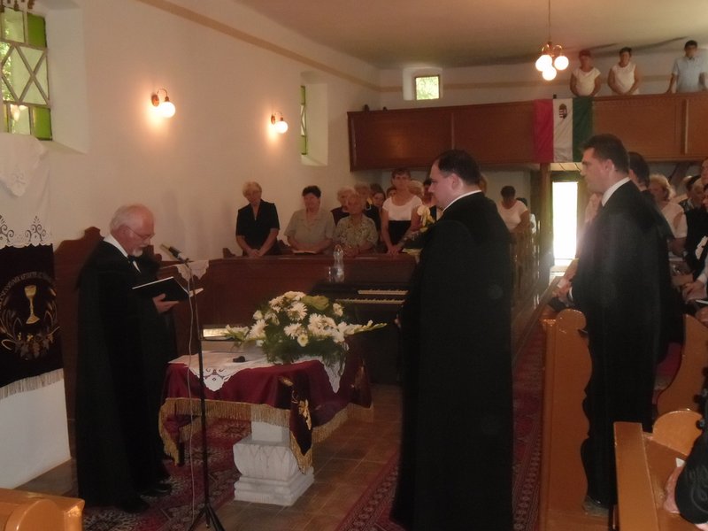Új református lelkészt iktattak be Zemplénagárdon