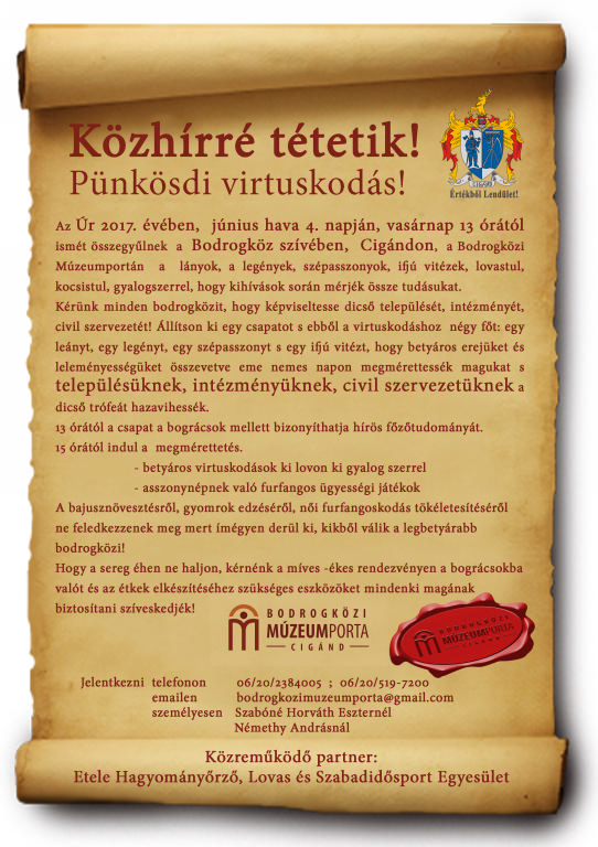Pünkösdi virtuskodás