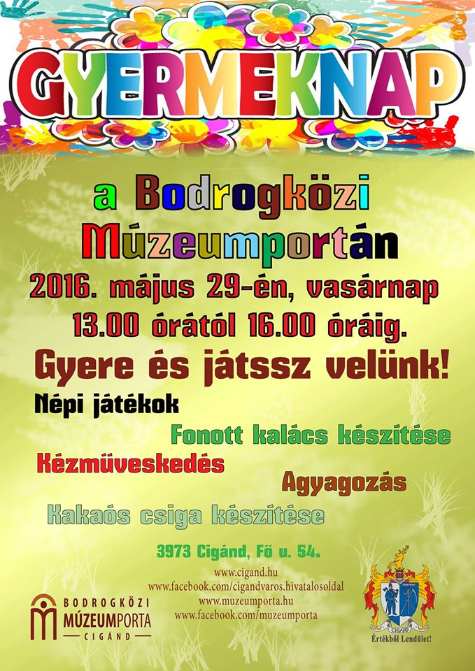 Gyermeknap a Bodrogközi Múzeumportán