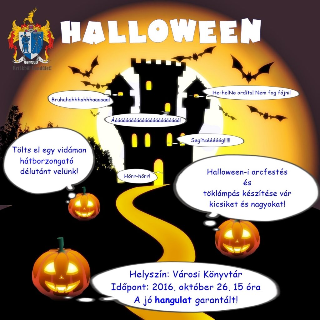 Halloween a Városi Könyvtárban