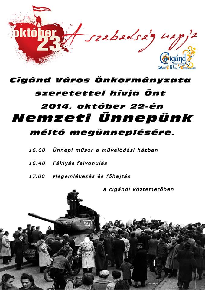 Emlékezzünk együtt '56 mártírjaira