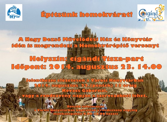 Építsünk homokvárat!