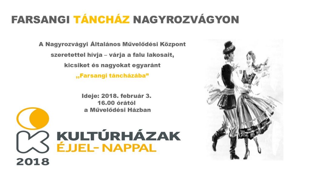Farsangi táncház Nagyrozvágyon