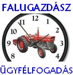 FALUGAZDÁSZ ÜGYFÉLFOGADÁS RICSÉN