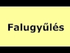 Falugyűlés Bodroghalomban