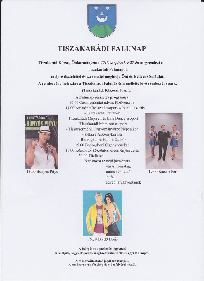 Falunap Tiszakarádon