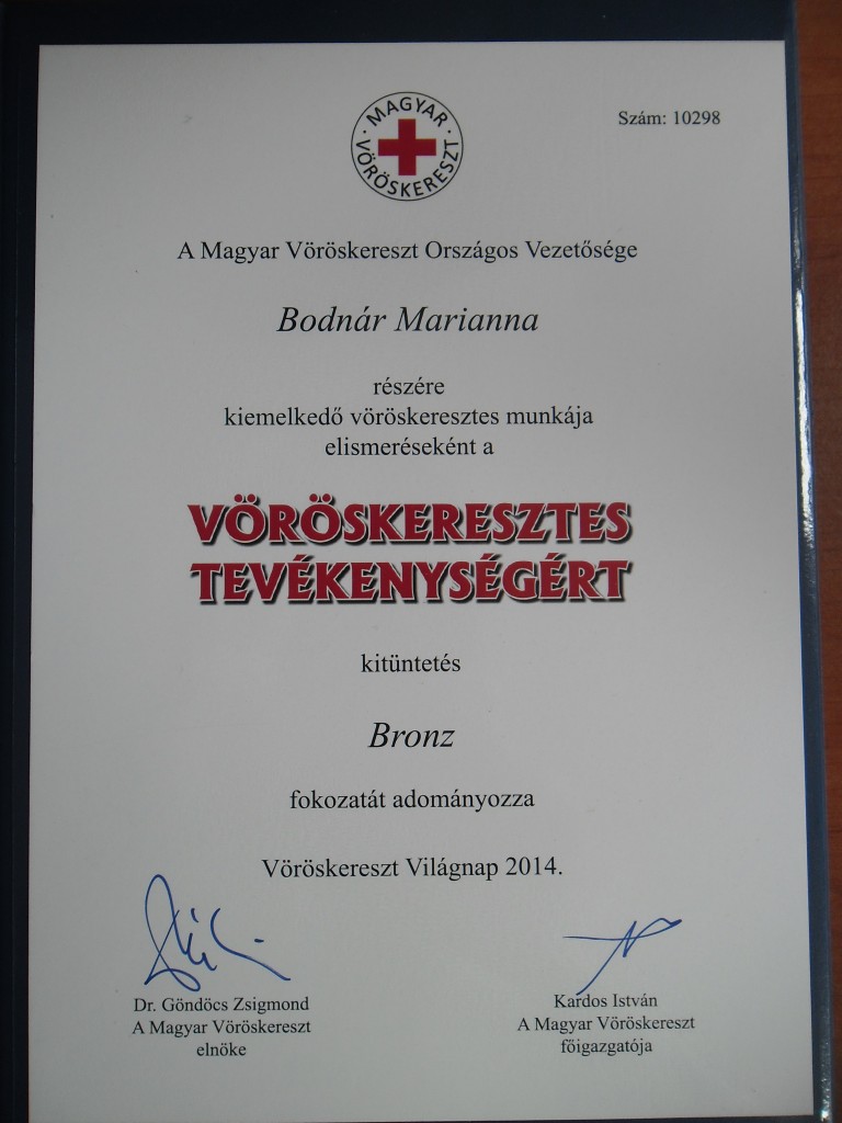 Vöröskeresztes Világnap alkalmából kitüntetéseket adtak át