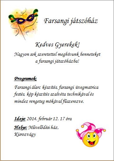 kisrozvagy_meghívó_farsangi játszóház