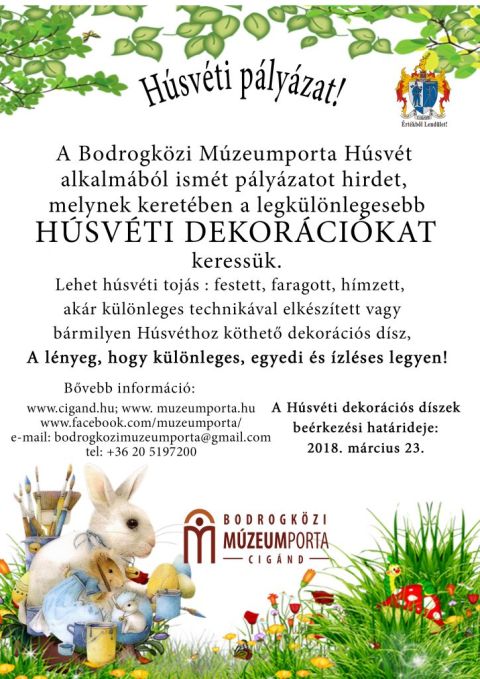 Húsvét 2018 pályázat